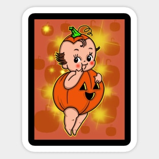 PUMPKIN KEWPIE Sticker